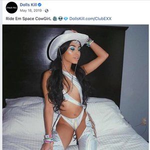 Dolls Kill Space Cowgirl Festival One-Piece